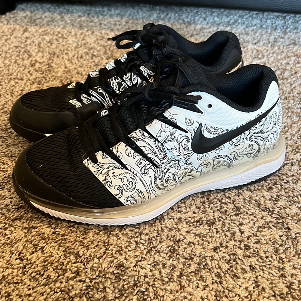Rare Nike Tennis Court Zoom X 10 shoes Roger Federer Sz 7